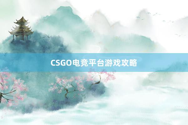 CSGO电竞平台游戏攻略