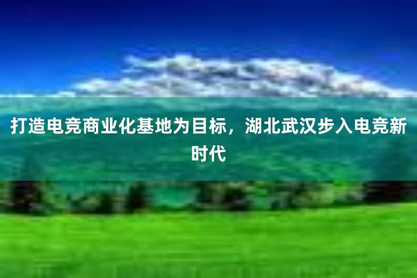 打造电竞商业化基地为目标，湖北武汉步入电竞新时代